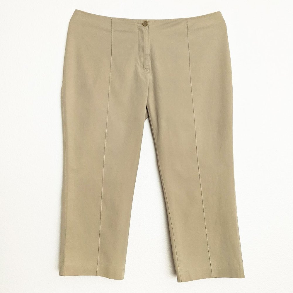 United Colors Of Benetton Beige Casual Capri Pants
